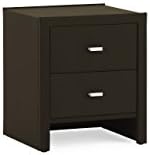Dico Delta 2 Drawer Night Stand w 47 x H 54 x 41 cm Leather Look – Brown