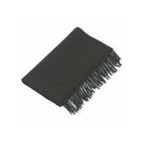 LADIES AND MENS PURE CASHMERE SCARVES BY HB MELROSE LONDON. Sheer luxury-Black