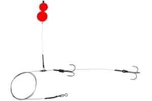 EUROKAN TACKLE Pike Deadbait Livebait Rig with Attachable Pop-Up - WEEDY LAKES FISHING - UK PIKE FISHING