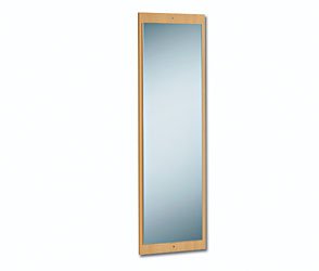 5077-11 - Spiegel od. Garderobenspiegel, in buche, 112 x 36 cm