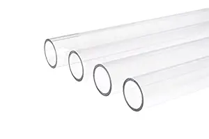 Alphacool Eisrohr PETG HardTube 13mm ID, 16mm OD, 60cm, Clear, 4-Pack