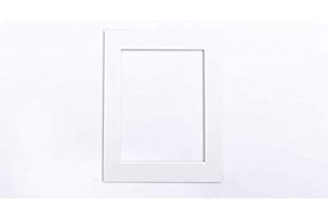 L'Eclat de Verre Passe-Partout Blanc 40x50 cm et Ouverture 24x30 cm