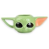 Senon Sevimli 3D Baby Yoda Seramik &Ouml;zel Kupa Yoda Kupa 300 ML