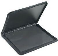 Prat Paris Start 2 Presentation Portfolio Case, Zippered Multi-ring Binder with Ten 8.5x11 Archival Sheet Protectors, Cover Color: Black. by Prat