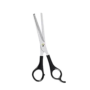 Pet Grooming Scissors Dog Cat Human Hair Stainless Steel,Straight Thinning Blade,Lightweight Fashionable and Durable for Professional Groomers Barber Scissors Teeth Dog Shear, Blending Scissor