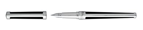 S.T. Dupont Defi Palladium Fountain Pen - Black