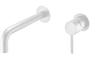 MICE COLLECTION Grifo lavabo empotrado IMEX ETNA - Colro Blanco Mate GLT023-BL