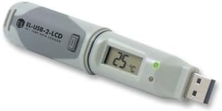 Lascar El-usb-2-lcd Data Logger, Usb, Temp+rh With Lcd