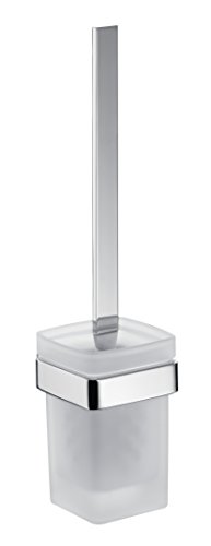 Emco 051500100 Toilettenbürstengarnitur Loft Kristallglas satiniert, Wandmodell