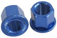 Savage Bmx Bike 14mm Alloy Anodised Wheel Nuts 7 Colours SVNU001 (Blue)