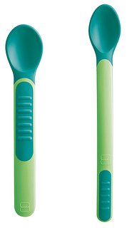MAM Feeding Spoons & Cover (Green)