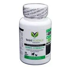 Vetri-Science Derma Strength (30 Tablets) for Dogs by Jolly and Cutie Pets (Pack of 1)