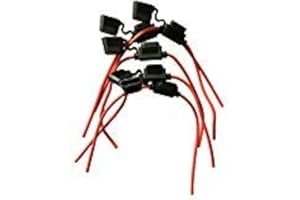 KOLACEN Automotive Car Truck In-line 12 Gauge Waterproof Fuse Holder for Regular Standard Blade Type Fuse (Pack of 5)