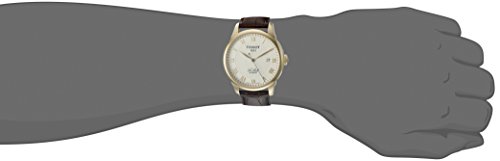 Tissot Men's 38mm Brown Leather Band Steel Case Automatic White Dial Analog Watch T41.5.413.73