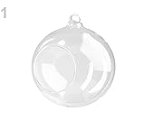 Diámetro 10 cmDiámetro De Agujero de aprox. 6,3 - 7 cmColgantes de Cristal de Globos para las plantas o también terrario, sirve como un original colgante de la decoración. El interior es adecuado para las plantas más pequeñas, por ejemplo las plantas carnívoras. En lugar de las plantas también se puede utilizar para organizar decorativos arena, piedras, flores artificiales o velas flotantes. Terarium ha bucle, a través del cual usted puede tirar del hilo de rosca, soutache o cuerda y colgar en e