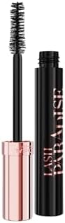 L'Oréal Paris Mascara Volumizzante, Pigmenti Ultra Intensi, Fino a 20x più Volume, Tenuta Fino a 24h, Scovolino in Fibra Morbida, Adatto ad Occhi Sensibili, Lash Paradise Forever Noir, Nero Intenso