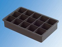 infactory 15-fach JUMBO-Silikon-Eiswürfelformen im 3er-Set - 6