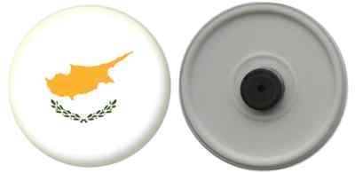 Preisvergleich Produktbild Kühlschrankmagnet Flagge Fahne Zypern - 58mm