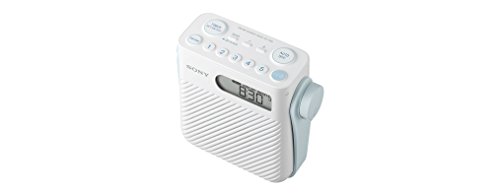 Sony ICFS80.CE7 Splash Proof Shower Radio with Speaker, White - Image 5