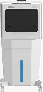 Summercool Icon 72L Desert Air Cooler- Honeycomb padding and powerful blower fan- white & black