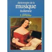 couverture de : Dictionnaire de la musique italienne