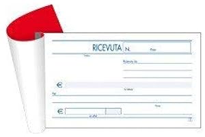 B&M 20 x BLOCCO RICEVUTE GENERICHE 50FOGLI 2 COPIE AUTOCOPIANTE 10X17CM ART 260 BM