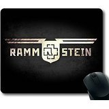 Mauspad mit Rammstein Logo Musik rutschfestem Neopren Gummi Standard Größe 22,9 cm (220 mm) X 17,8 cm (180 mm) X 1/8 (3 mm) Mauspad