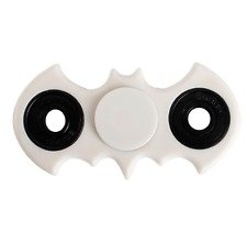 NEW FIDGET FINGER HAND FOCUS SPIN SPINNER BATMAN/TRI/LED/LIGHTNING/RAINBOW STEEL EDC BEARING STRESS TOY Batman Fidget EDC ADHD FoEcus Toy Ultra Durable High Speed Hybrid (White batman)