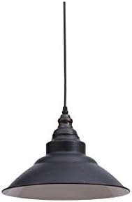 Pendant Plate Series Tesla Black 1 x E27 regx31d