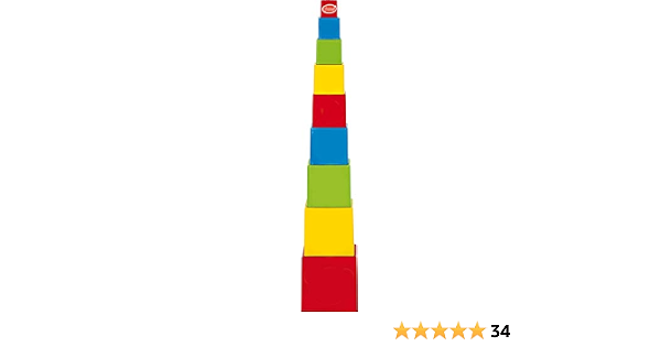 Gowi 453 25 9 Forme A Trier Et A Empiler Gobelets Cubes 52 Cm Amazon Fr Jeux Et Jouets
