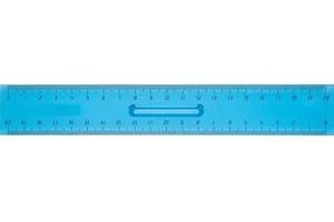 ImpocoWeb - Righello Doppio Decimetro In Plastica Pvc Da 20cm Con Manico