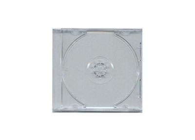 25 x Single CD/DVD transparent 8 cm Jewel Cases von dragontrading® - 3