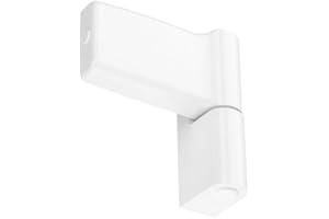 NAJDER Cerniera per porte in PVC Jocker 120 kg Altezza battuta: 20,5 mm, Cerniera per ante, Cerniera in zama, Struttura monolitica, Antieffrazione, Colore: Bianco RAL 9016
