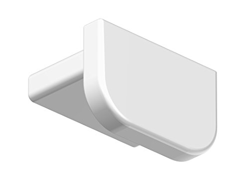 GARDUNA 120cm Schleuderschiene Gardinenschiene Vorhangschiene, Aluminium, weiss, glatte, glänzende Oberfläche, 1-läufig - 4