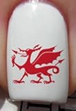 Welsh Dragon - Nail Decals by YRNails