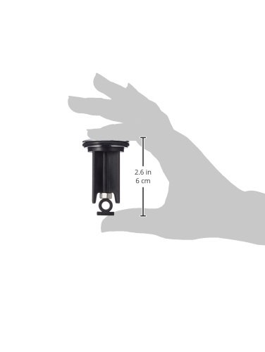 Wenko 21623500 Waschbeckenstöpsel Pluggy Water Heart Abfluss-Stopfen, für alle handelsüblichen Abflüsse, Kunststoff, Mehrfarbig, 3,9 x 3,9 x 6,5 cm - 5