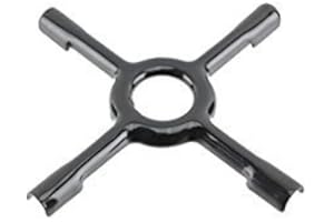 SEGMINISMART SMALTERIA MECCANICA Support pour casseroles pour cuisson au gaz Couleur moka 130 mm Fabriqué en Italie