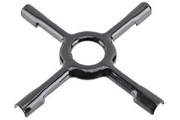 SMALTERIA MECCANICA Support pour casseroles pour cuisson au gaz Couleur moka 130 mm Fabriqué en Italie