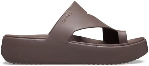 Crocs Getaway Platform Toe Loop, Sandali Donna, Truffle, 37/38 EU