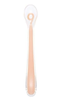 Badabulle Babymoov Cuillère en Silicone Pêche pour Bébé 1er Age