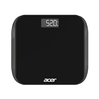 Acer Digital Weighing Machine for Home Weight Machine for Human Body Electronic Bathroom Scale|Auto-Calibrating Sensor|Auto On|LCD Backlit Display|-ACBS001N