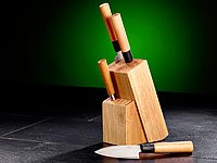 TokioKitchenWare Messerblock aus Holz - 8