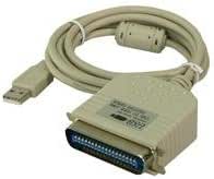 2direct Adapter USB to Parallel Konverter USB-parallel USB-A/Stecker - C36 / Stecker 1.8 m
