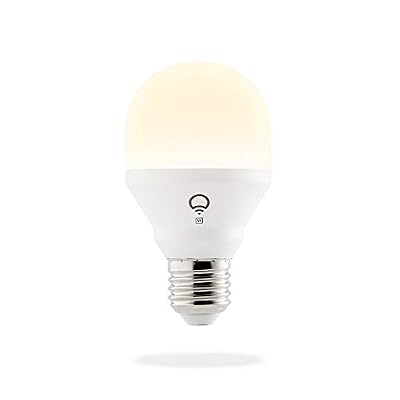 LIFX Mini White (E27) Ampoule smart LED connectable Wi-Fi, ajustable, multicolore, ajustable, pas de hub requis, fonctionne avec Alexa, Apple HomeKit et Google Assistant