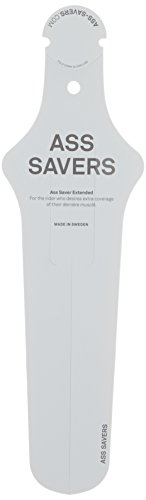 Ass Savers Extended - Guardabarros para bicicletas, color gris, talla 