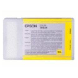 Epson T6114 Cartouche d'encre d'origine Jaune (110Ml)