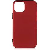 Spia Apple iPhone 13 Mini ile uyumlu Kılıf Kırmızı Premier Silikon Orijinal Esnek İnce Geliştirilmiş Dayanıklı Darbe Karşıtı 
