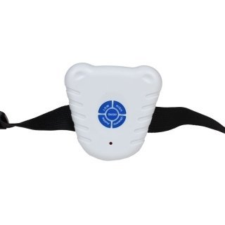 Flying-Colourz-Ultrasonic-Anti-NO-Barking-Pet-Training-Collars-Dog-Shock-Bark-Collar-White