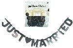 Girlande „Just Married“ Metallic - 2