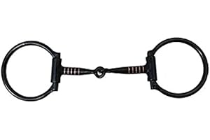 EquiSportsProducts Westerngebiss D-Ring Snaffle Bit - Sweet Iron - Copper Inlay (5,5'' (13,97 cm))